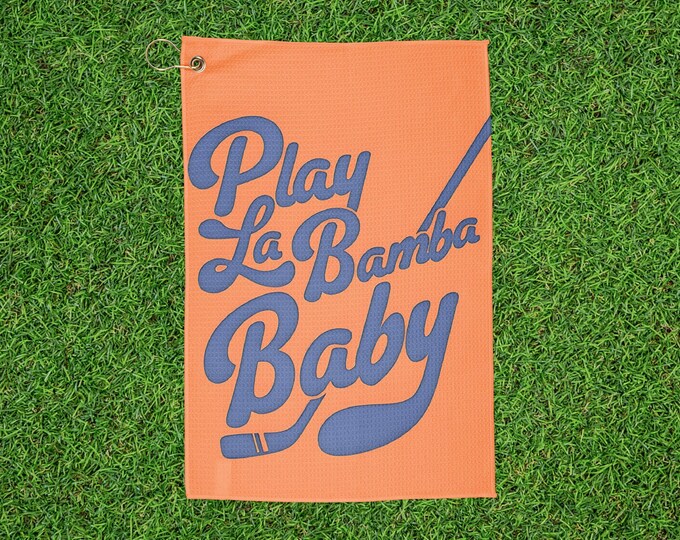 Play La Bamba Baby Golf Towel - Oilers Hockey