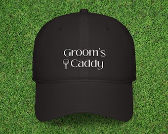 Bachelor Party "Groom's Caddy" Golf Low Profile Baseball Cap