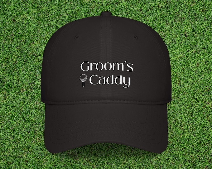 Bachelor Party "Groom's Caddy" Golf Low Profile Baseball Cap