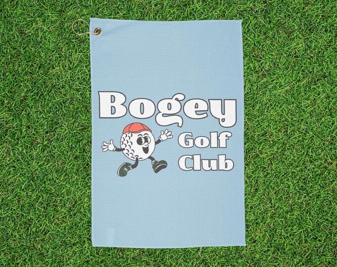 Bogey Golf Club Cartoon Character Towel