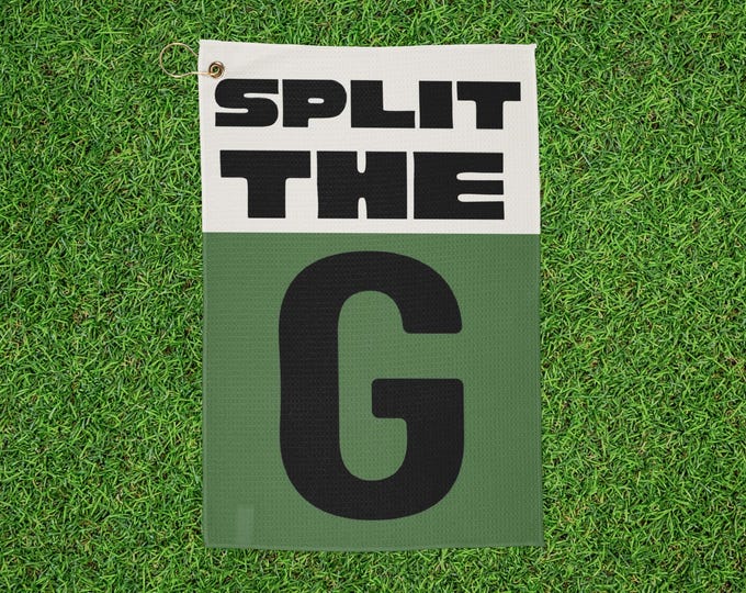Split the G Guinness Golf Pickleball Towel