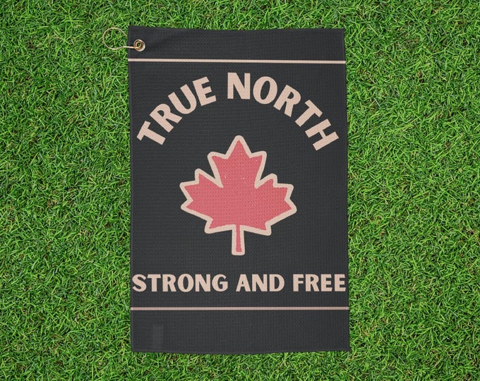 True North Maple Leaf Golf Pickleball Towel - Canada