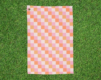 Stylish Checkered Golf Towel