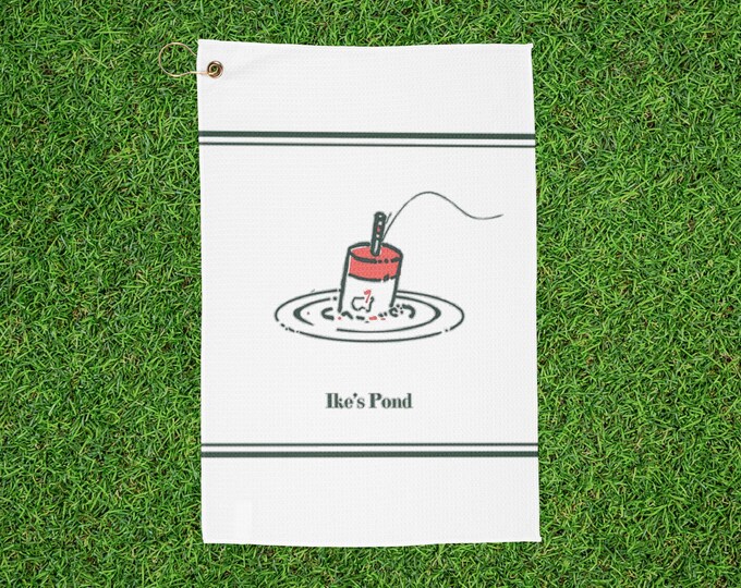 Augusta Masters Inspired Golf Towel
