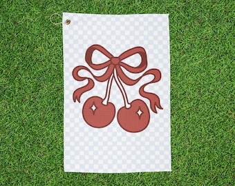 Charming Cherry Golf Towel