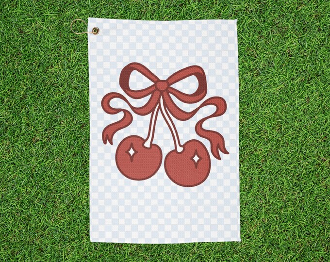 Charming Cherry Golf Towel
