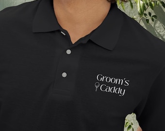 Bachelor Party "Groom's Caddy" Golf Polo