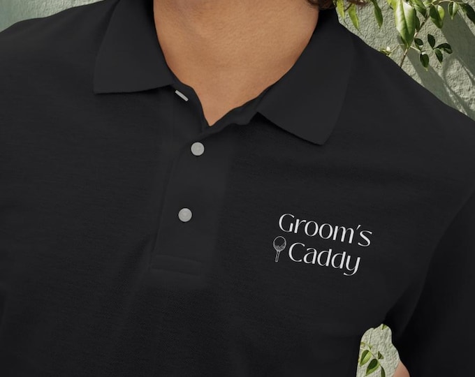 Bachelor Party "Groom's Caddy" Golf Polo