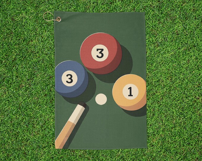 Pool Table Billiard Golf Towel