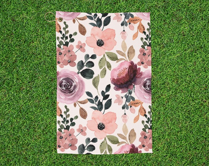Floral Golf Towels