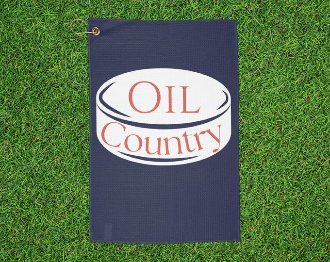 Oilers Golf Towel - Oil Country