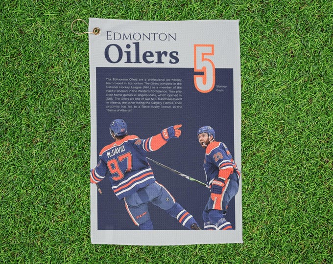Edmonton Oilers Golf Towel