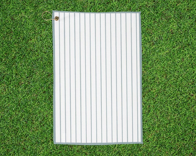 Stylish Pin Striped Golf Towel