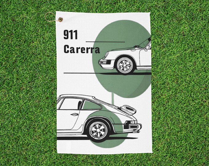 Porsche 911 Golf Towel