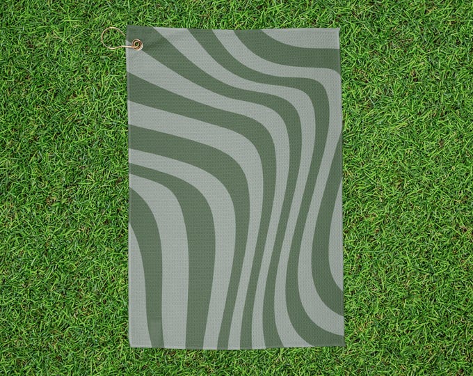 Stylish Abstract Golf Towel