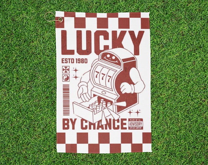 Lucky by Chance Golf Towel