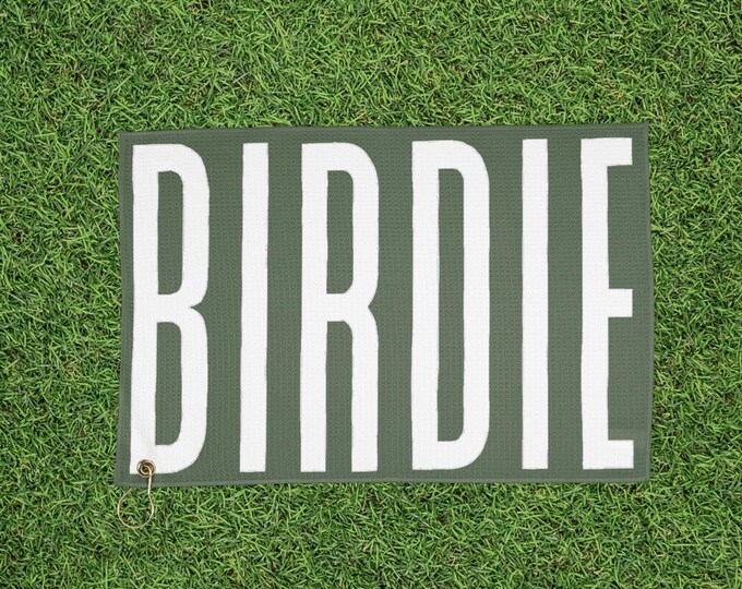 Birdie Graphic Golf Towel