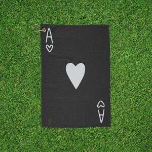 Stylish Ace Golf Towels for Love & Fun | Perfect for Golf Lovers, Golf Accessories, fathers day gift, golf cloth, microfiber towel
