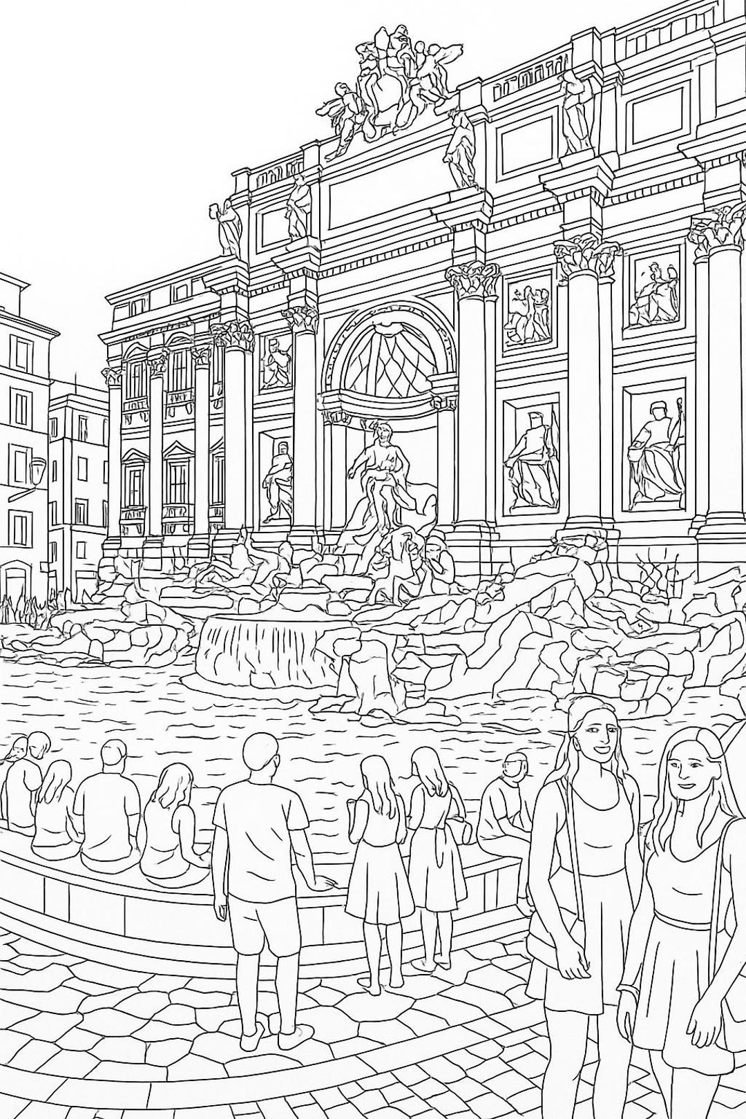 10 European Cities Coloring Bundle – Paris, Rome, London & More – 10 ...