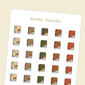 Book Icon Stickers for Planners, Journals, and Hobonichi