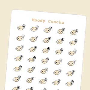 Soccer Icon Stickers | Perfect for Small Planners, Journals, and Hobonichi