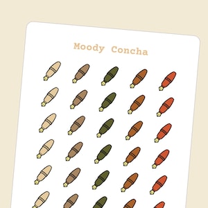Fountain Pen Doodle Stickers | Perfect for Small Planners, Journals, and Hobonichi