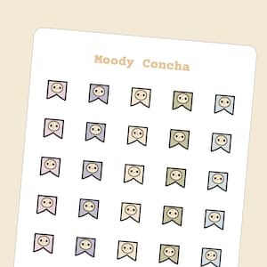 Banner Flags Doodle Sticker | Perfect for Small Planners, Journals, and Hobonichi