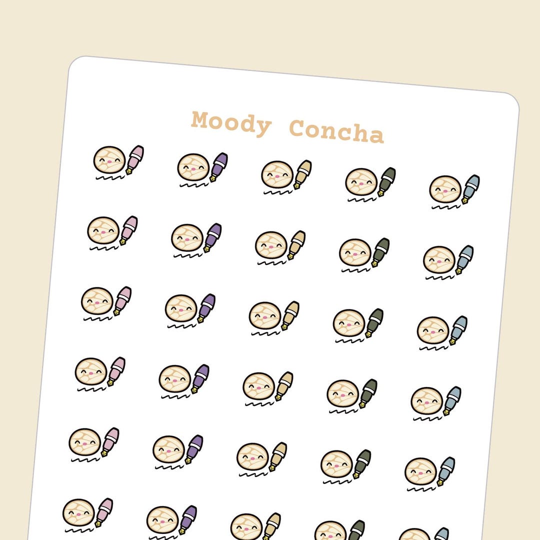 Writing Tickers Small Writing Reminder Sticker for Small Planners, Bullet Journals, and ...