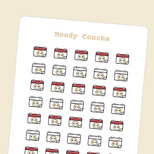 Calendar Events Doodle Icon Sticker | Perfect for Small Planners, Journals, and Hobonichi