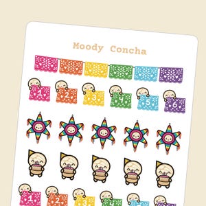 Birthday Party Planner Stickers | Perfect for Small Planners, Journals, and Hobonichi