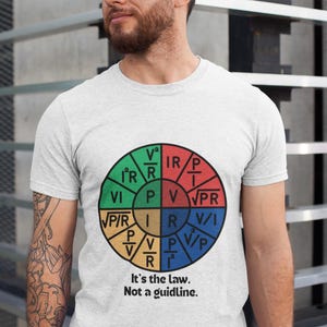 Funny Law-Themed Crew Tee, Perfect for Lawyers, Students, and Legal Enthusiasts, Ideal Gift for Graduations, Legal Holidays, and More!