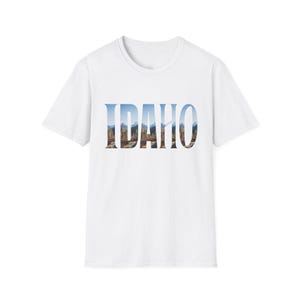 Idaho Nature Unisex Softstyle T-Shirt | Casual Wear, Outdoor Adventure, Gift for Idaho Lovers, Travel Souvenir, Nature Shirt