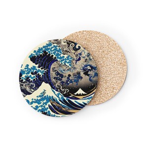 Artistic Wave Coasters | Eco-Friendly Drink Coasters | Home Decor | Gift for Tea & Coffee Lovers | Beach House Accessories | Party [...]