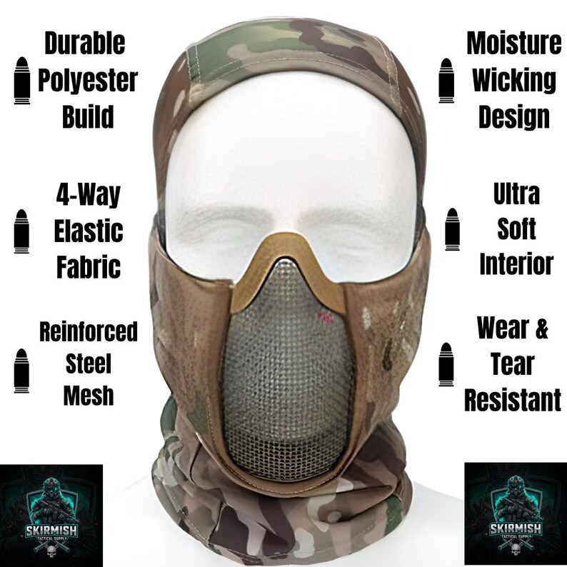 24 Pieces Black Only Ninja Face Mask With Mesh Front - Unisex Ski