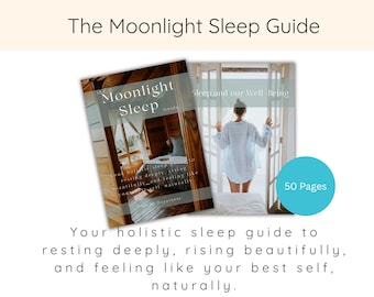 Guía holística del sueño / Libro electrónico sobre bienestar natural (descarga digital)