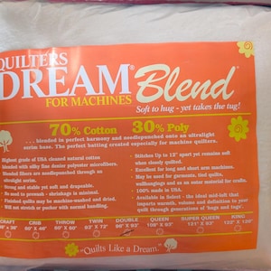 Quilters Dream Blend 70/30 Batting