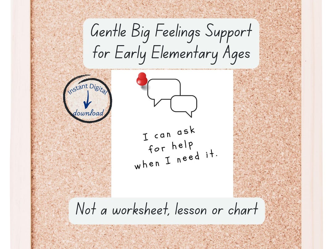 Coping With Big Feelings Printable- Calming Corner, Homes, Classrooms ...