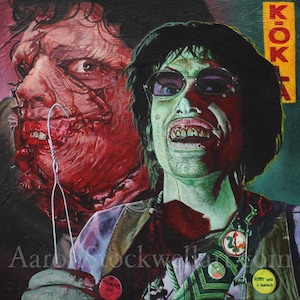 Leatherface and Choptop Art Print: Texas Chainsaw Massacre 2