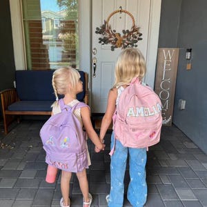 Personalized Toddler Backpack, School Backpack, Back to school gift, Flower Girl Gift, Gift for Kids, Preschool, Kindergarten Gift, Kids Bag