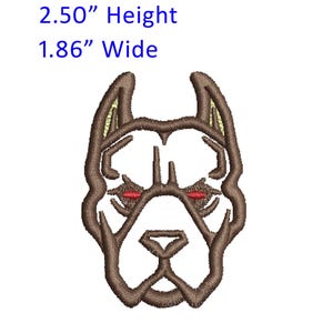 Dog Head Machine Embroidery Design - Realistic Pet Portrait Digital File - Cartoon Dog Digital Design - Kids Pet Project Instant Download