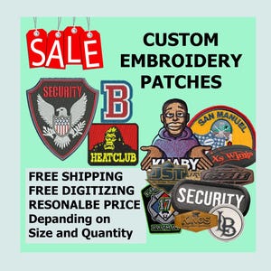Aangepaste borduurpatches/pvc-patches/lederen patches/geweven patches met opstrijkbare achterkant klittenbandrug