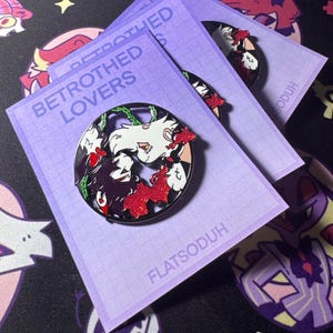 IN HAND! Hellaverse HuskerDust Betrothed Lovers Enamel Pin