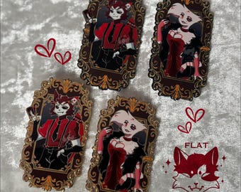 IN HAND! Hellaverse Poker Night Hard Enamel Pins || Series 1