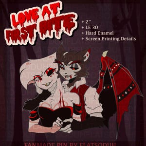 PRE-ORDER || Love at First Bite Huskerdust Enamel Pin