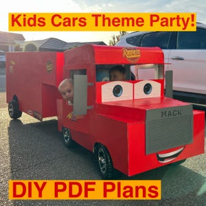 planos de camiones Mack para niños