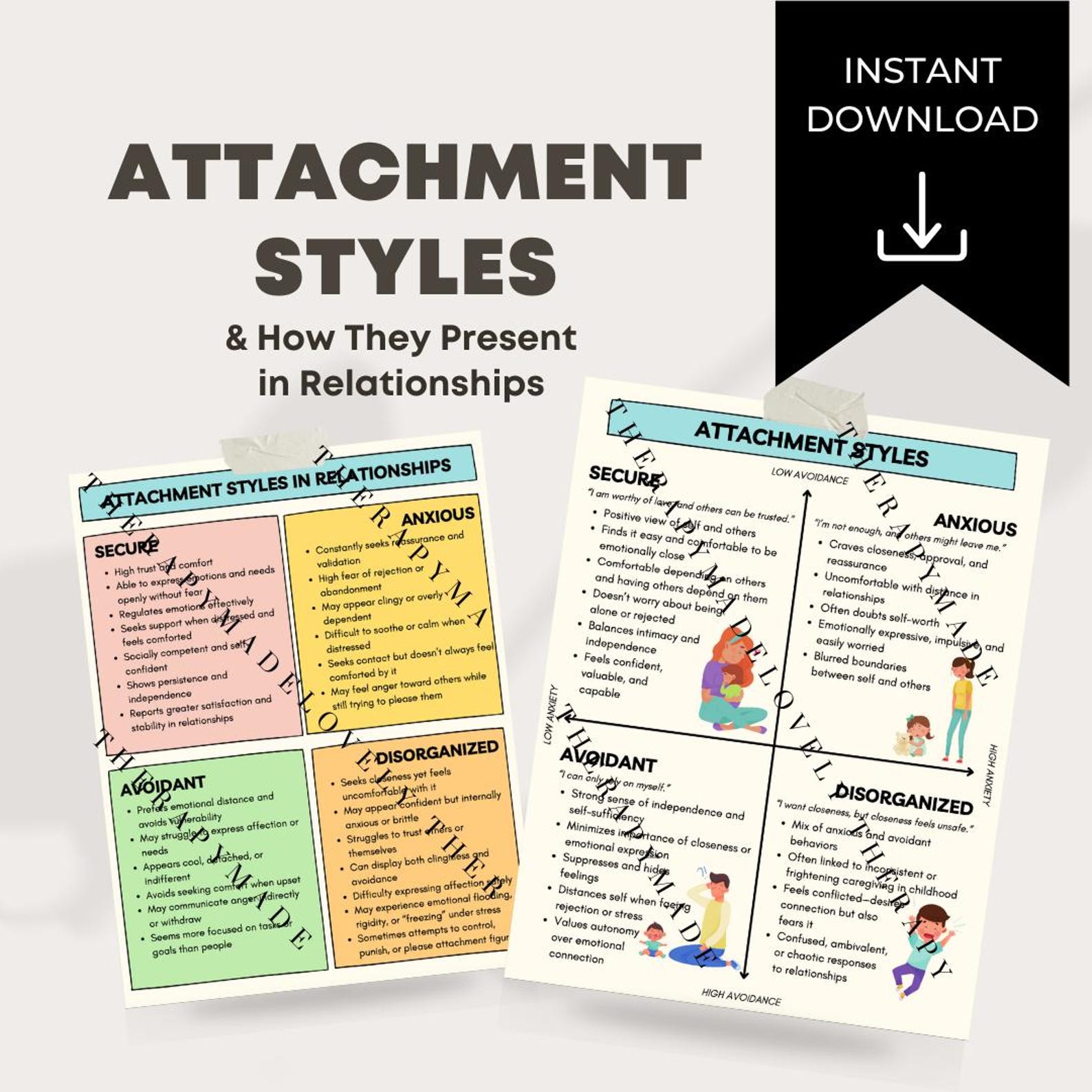 Attachment Styles in Relationships | Therapeutic Guide | Understanding ...