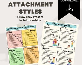 Attachment Styles in Relationships | Therapeutic Guide | Understanding Avoidant, Anxious, Disorganized & Secure Attachment Styles