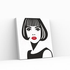 Serie The Black Dress #1, Illustrazione minimalista di un abito nero: stampa artistica di moda iconica per un arredamento elegante