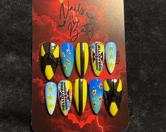 Hell divers press on nails launch pod