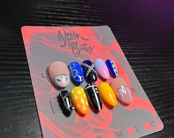 Inosuke and Zenitsu press on nails